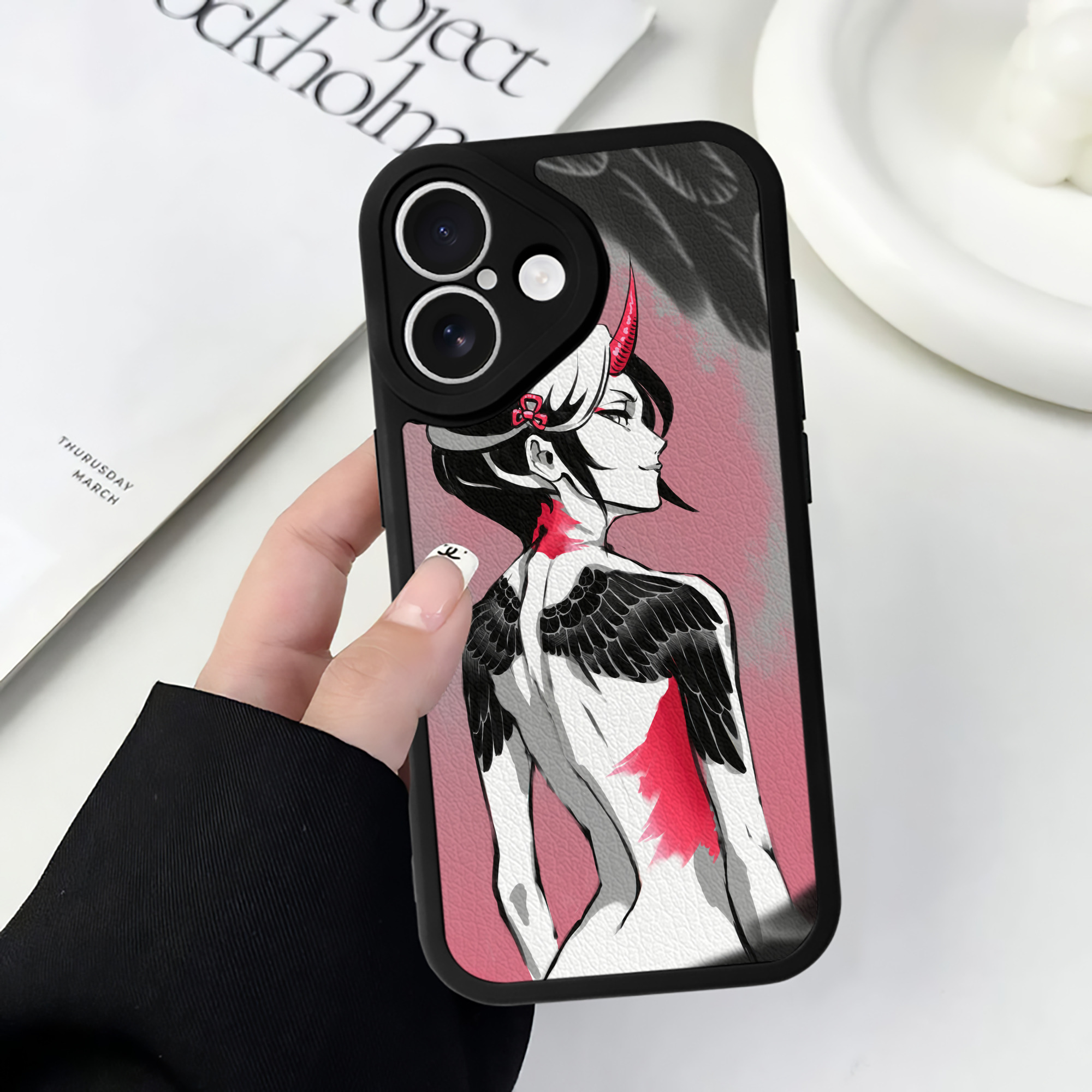 （画像用） ブリーチ BLEACH 【iPhone 16シリーズ対応】シリコンスマホケース（レザー調） 材質：シリコン